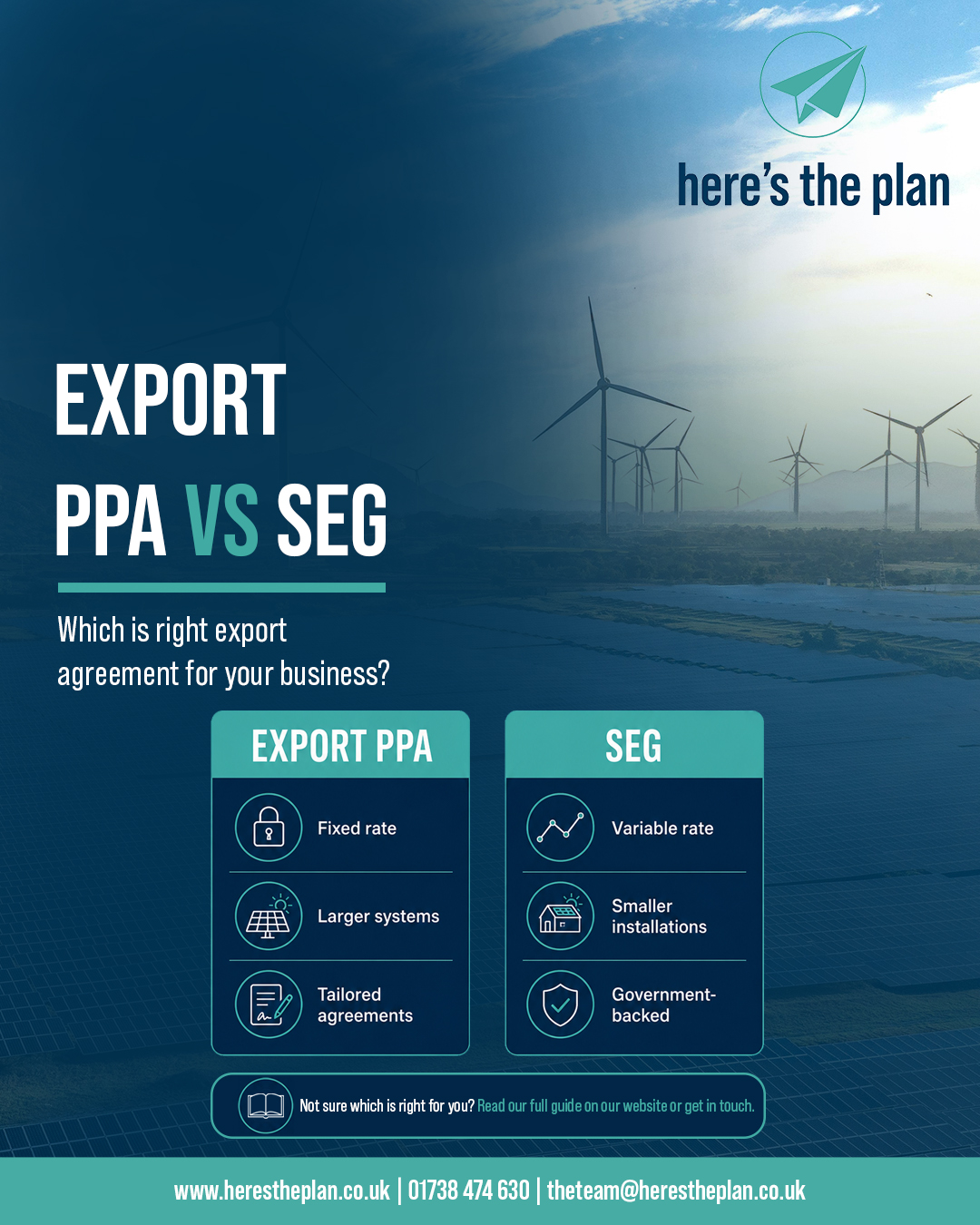 Export PPA vs SEG - Which Is Right for Your Business? | Here's The Plan